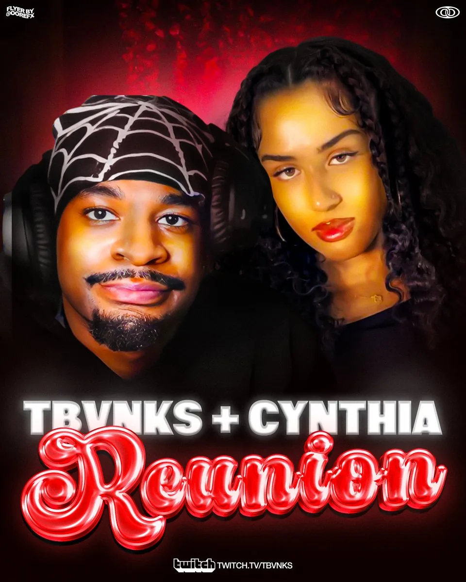 Tbvnks + Cynthia: Reunion flyer by OOREFX