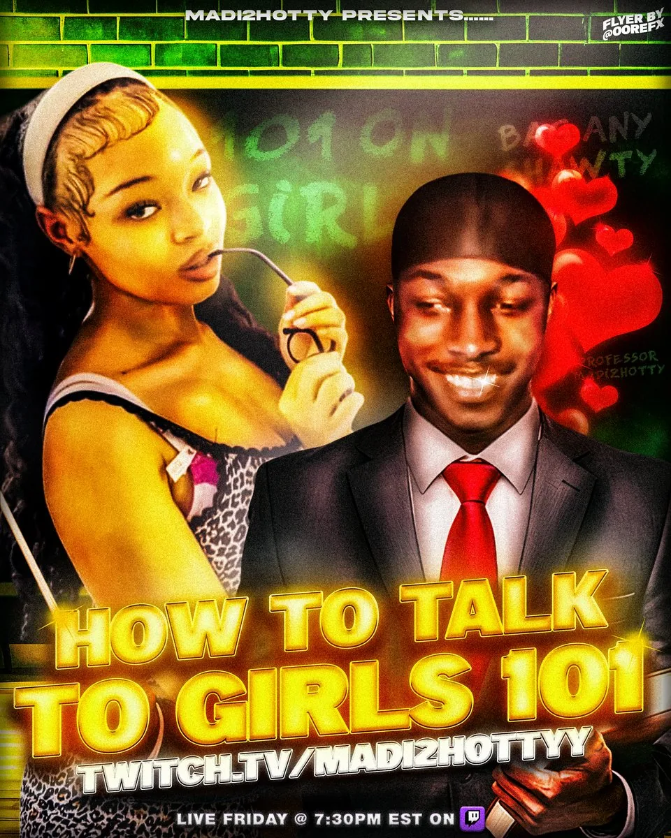 How to Talk to Girls 101 flyer by OOREFX